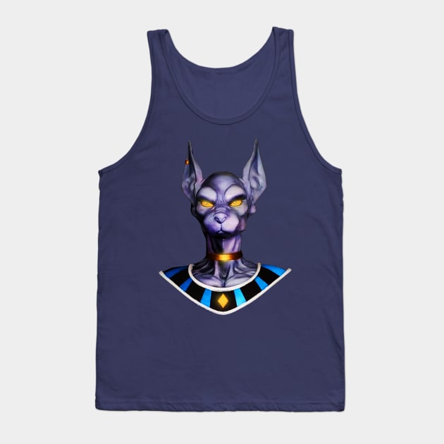 Lord of Destruction Beerus-sama! Tank Top by iQdesign